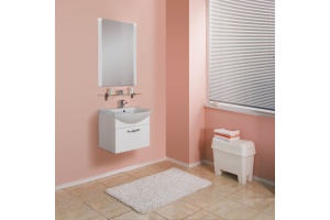 Комплект мебели подвесной Aquaton Ария 65 белый