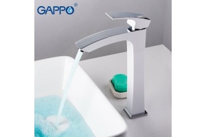 Смеситель для раковины Gappo белый - 2