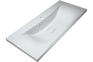 Тумба с раковиной Bellezza Луссо 100 красная - 3