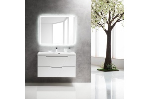 Тумба с раковиной BelBagno Vittoria 100 bianco lucido - 2