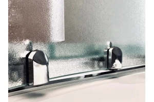 Душевая кабина Royal Bath 120х80 R профиль хром стекло матовое с гидромассажем - 3