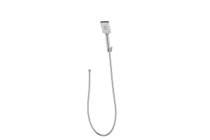 Душевая лейка BelBagno Luce со шлангом и держателем, хром (LUC-DFS-CRM)