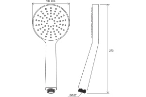 Душевая лейка Ravak  (X07P343) - 2