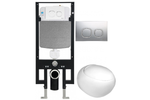 Комплект Weltwasser AMBERG 497 + JECKENBACH 004 GL-WT + AMBERG RD-CR (10000006624)