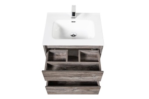 Тумба с раковиной BelBagno Kraft 60 темное дерево - 3