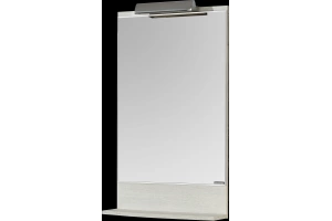 Зеркало Aquaton Бекка 50 с подсветкой светлое дерево