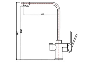 Смеситель Zorg Clean Water ZR 334 YF-BLACK для кухонной мойки - 2