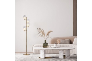 Торшер Eurosvet Loona 01161/4 латунь - 2