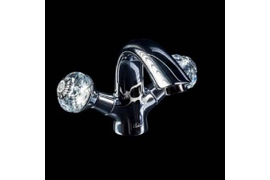 Смеситель для раковины Boheme Flora хром (271-FL)