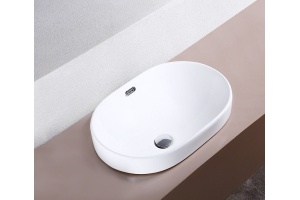 Раковина накладная CeramaLux N 60 см белый (5006С) - 3