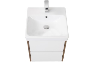 Тумба под раковину Aquaton Сканди 45 белый - светлое дерево