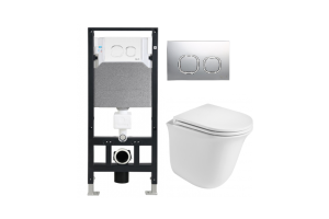 Комплект Weltwasser AMBERG 506 + TELBACH 004 GL-WT + AMBERG RD-CR (10000006852)