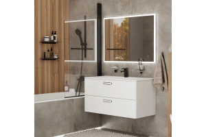 Смеситель для ванны, черный матовый - 3