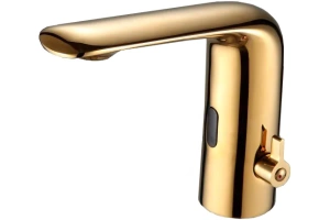 Смеситель для раковины электронный Cezares Vague золото, глянцевый (VAGUE-ELS-03-W0)