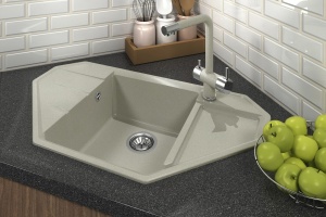 Мойка Крона 910, серый СМс - 2