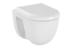 Унитаз подвесной Vitra S40 безободковый с сиденьем микролифт белый