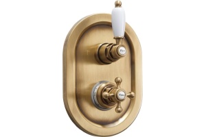 Термостат Cezares Elite VDIM2-T-02-Bi С ВНУТРЕННЕЙ ЧАСТЬЮ, бронза