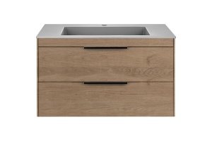 Тумба под раковину Vincea Chiara 80 светлое дерево - 3