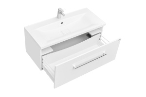 Тумба с раковиной Aquaton Мадрид 100 белый - 3