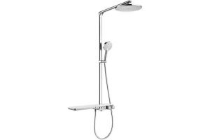 Душевая стойка Black&White Universell с термостатом хром