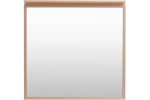 Зеркало Allen Brau Priority 80х75 с подсветкой медь матовый
