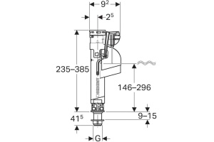 Наливной механизм Geberit Impuls (281.208.00.1) - 2