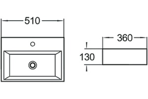 Раковина SantiLine SL-1006 - 2