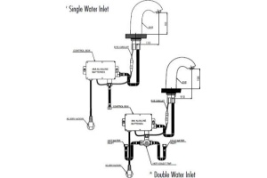 Смеситель для раковины GPD Photocell сенсорный хром - 2