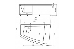 Акриловая ванна Aquatek Оракул 180x125 см ORK180-0000009, белый - 2