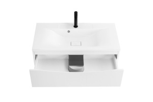 Тумба с раковиной BelBagno Marino 100 белый матовый - 3