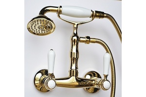 Смеситель для душа Magliezza Bianco золото (50111-3-do)