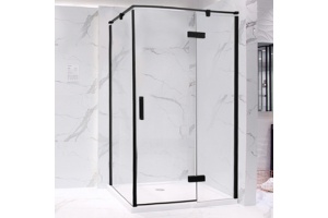 Душевой уголок Bravat Blackline 120х80х195, R