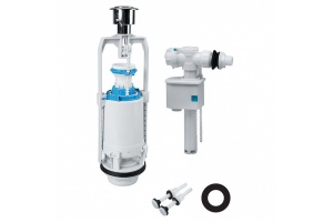 Арматура смывная, 1-ур, боковой подвод, тип А, IDDIS, F012400-0005