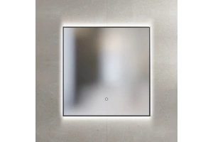 Зеркало Sanvit Панорама 70 с подсветкой черный