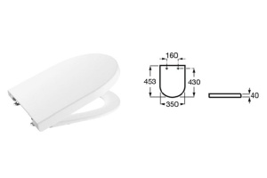 Комплект Roca Gap Round Rimless без клавиши смыва - 3