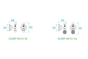 Крючок Cezares OLIMP (OLIMP-HK-01-Sw) - 3