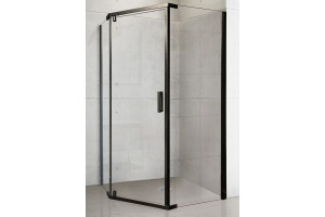 Душевой уголок Royal Bath TR 100х120 профиль черный стекло прозрачное