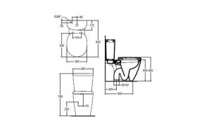 Унитаз напольный Ideal Standard Connect, с крышкой белый (E803801) - 2