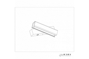 Бра iLedex Firefox 8104W-10W-3000K WH - 3