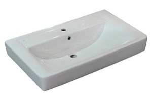 Тумба с раковиной Misty Венера 80 белая глянцевая - 2