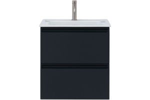 Тумба с раковиной Allen Brau Eclipse 60 черный матовый - 2