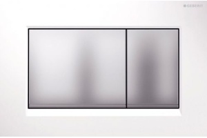 Кнопка смыва Geberit Sigma 30 115.883.KL.1 белый / хром матовый