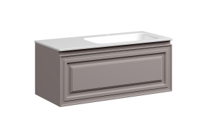 Тумба под раковину Sancos Very 100 правая темно-бежевая