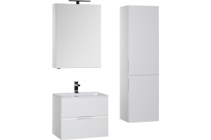 Зеркало-шкаф Aquanet Алвита 70 белый - 2