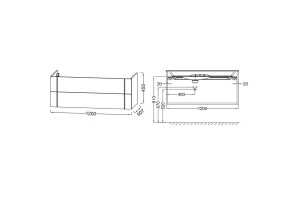 Тумба под раковину Jacob Delafon Nouvelle Vague 50.8 см (EB3036-E16) - 2