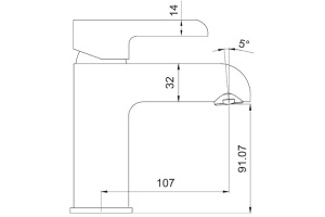 Смеситель для раковины Gappo G03-8 G1003-8 - 2