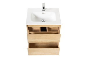 Тумба с раковиной BelBagno Kraft 70 светлое дерево - 3