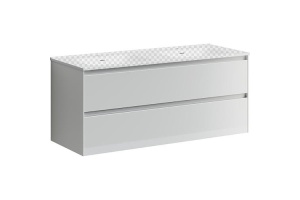 Тумба под раковину Sancos Cento 120 белый, глянцевый (CN120-2W)
