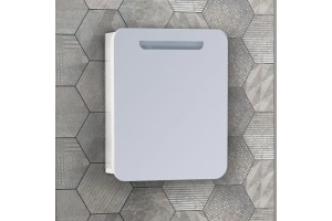 Зеркало-шкаф Onika Неаполь 60 R с подсветкой, белый (206064) - 2