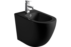 Биде напольное Weltwasser WW MERZBACH 003 MT-BL матовый черный (10000006095)